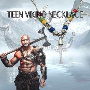 KIDS VIKING CROSS CREMATION ASH HOLDER STAINLESS STEEL NECKLACE